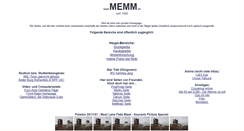 Desktop Screenshot of memm.de